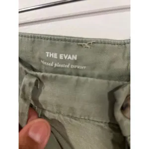 Women’s AG Adriano Goldschmied The Evan Khakis Green 25R Minimalist Preppy thumbnail 4