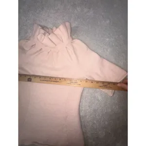 Moth High Neck Wool‎ Alpaca Sweater Small Pale Pink thumbnail 6