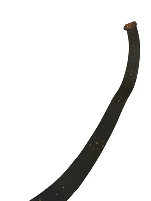 Vintage Y2K Boho Western Concho Distressed vegan Leather Contour Hip Slouch Belt thumbnail 8