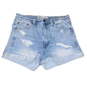 abercrombie and fitch high rise jean shorts size 27/4 thumbnail 3