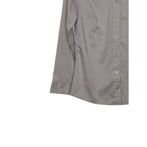 Gap Women's Shirt Button Up Collared Long Sleeve Top‎ Pocket Gray Size Small thumbnail 4