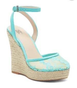 Victoria's Secret Lacy Wedge Espadrilles thumbnail 1