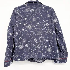 Joules Womens Celestial Sun Moon Sky Star Napwell Whimsigoth Top Navy Size M thumbnail 7