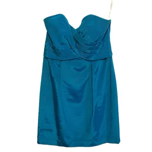 Shoshanna Women's Strapless Kira Dress Turquoise Blue USA Size 8 Homecoming Y2K thumbnail 2