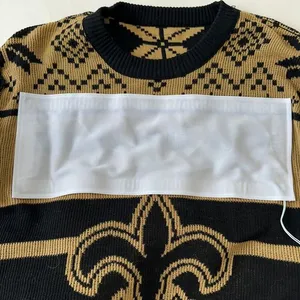 NFL New‎ Orleans Saints Light Up Ugly Christmas Sweater Holiday Womens Medium thumbnail 6