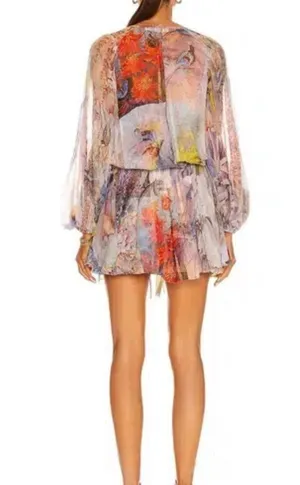 New zimmermann luminous tie side dress size1 thumbnail 2