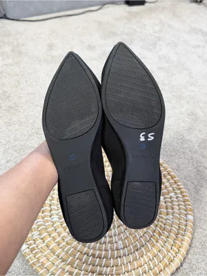 Rothy’s Women’s The Point II Knit Flat Shoes Comfort Washable in Black 8.5 thumbnail 13