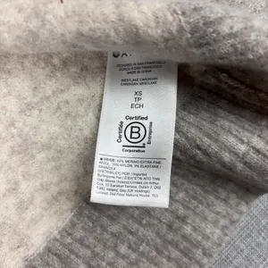 Athleta Cardigan Womens XS Petite Beige Wool Blend Westlake V Neck Button‎ Rib thumbnail 8