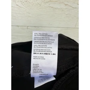 Anthropologie‎ Black High Rise Skinny Jeans Double Button Trousers Size 28 NEW thumbnail 8