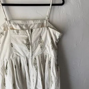 Y Apparel Dress Y2k Fairy Small White Green Boho Sundress‎ Crochet Lace Midi thumbnail 8