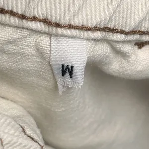 PacSun Cargo Pants‎ Womens M Relaxed Denim Utility Baggy Streetwear Beige White thumbnail 9
