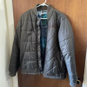 Volcom bomber jacket olive thumbnail 1