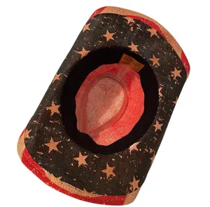 Stars n Stripes Cowboy Hat Red thumbnail 5