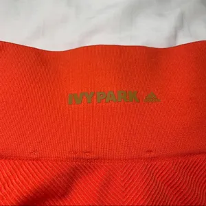 Adidas IVY PARK High Waist Bike Short in Real Coral thumbnail 5