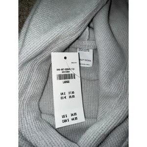 Hollister - Gilly Hicks Cozy Waffle Hoodie - Light Heather Gray, Large thumbnail 2
