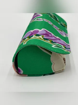 Vera Bradley Eyeglass Case Foxglove Fields Green Pattern Reading Sunglasses thumbnail 7