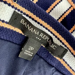 Banana Republic Textured Stripe Pencil Skirt Size 2P thumbnail 5