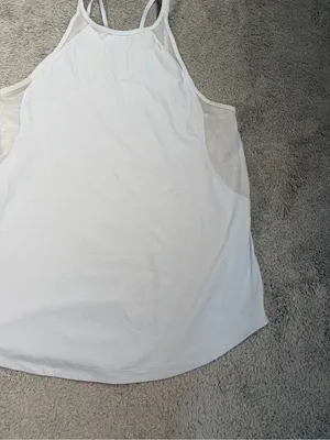 Lululemon light blue run off route  Tank Top thumbnail 3