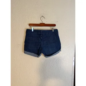 Old Navy Denim Shorts Womens 8 Blue Cuffed Casual Summer Jean‎ Shorts thumbnail 4