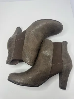 A2 by Aerosoles Brown Ankle Booties Size 8 thumbnail 6