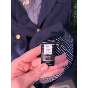 Carbon38 Oversized Scuba Blazer Dark Blue Sz XS NWT thumbnail 5