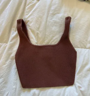 TNA Ribbed Cropped Tank Top thumbnail 1