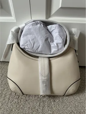 Coach Originals Hamptons 2005 Hobo Shoulder Bag NWT Silver/Chalk thumbnail 2