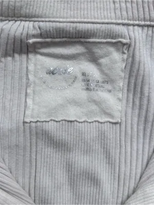 aerie vintage white casual long sleeves top femenine preppy minimalist sz XL thumbnail 3