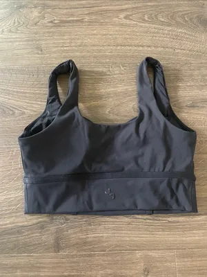Women's JoyLab Black Sports Bra, Size Small thumbnail 2