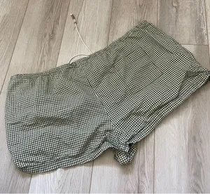 American Eagle Gingham Boxer Shorts Green White (Large) coquette pinterest thumbnail 3