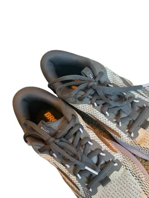 Brooks Grey Knit Running Shoes Sneakers Revel 7 Athletic Lace Size 8 Women's thumbnail 13