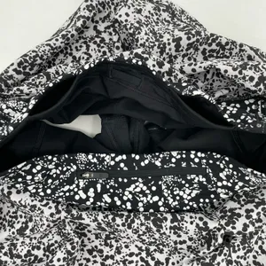 Lululemon Pace Rival Skirt Black White Print Tennis Fit Pickleball Skort Size 4 thumbnail 4