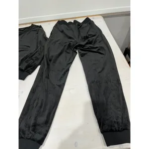 Dance & Marvel black Velour Lounge Set -‎ Comfy, Elastic Waist M, S Top thumbnail 8