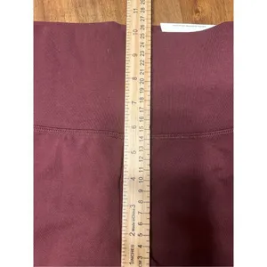Offline By Aerie OG High Waisted Legging Burgundy Size Small thumbnail 4