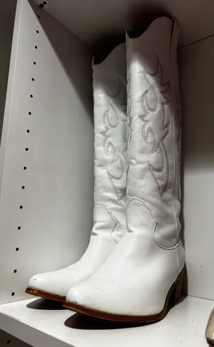 White Cowgirl Amazon Boots thumbnail 1