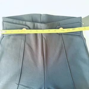 C-Mode Black Flared Pants Leggings‎ Women’s Sz Medium Warm Inside thumbnail 5