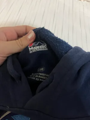 Timberwolves Hoodie Blue Size L thumbnail 2