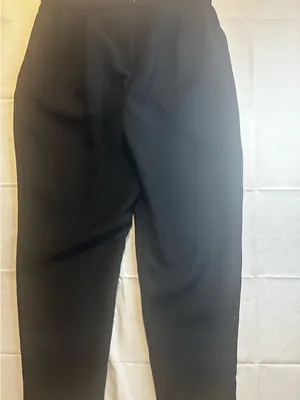 ASOS Petite Black Tailored Straight Leg Trousers Work Office Slacks Size 0 thumbnail 2