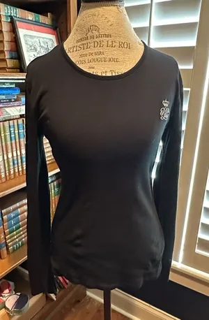 Lauren Ralph Lauren Black Long Sleeve Top thumbnail 1