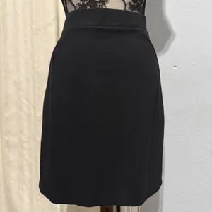 MARIO SERRANI Italy Women Black High Waist A Line Career Goth Skirt L Whimsigoth thumbnail 3