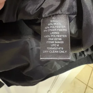 London Fog Charcoal Double-Breasted Peacoat thumbnail 5