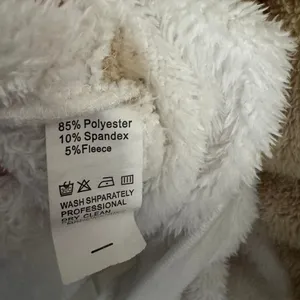 Colorblock Sherpa‎ Pullover Cozy Comfortable Oversized Large thumbnail 4