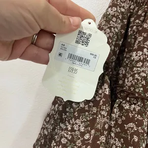 Altar’d State Brown Floral Ruffle Mini Skirt XS NWT Boho‎ Cottagecore thumbnail 5