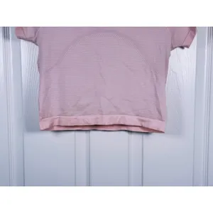 Lululemon Swiftly Tech Cropped Shirt Size 6 Pink Running Workout Athletic Gym thumbnail 7