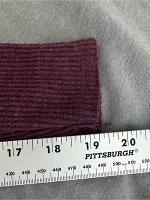 Free People We The Free Women’s Medium Purple Waffle Knit Thermal Top thumbnail 9