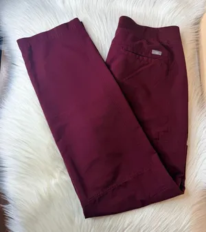 Figs Women's Technical Collection Scrub Pants Red Burgundy Size Medium thumbnail 1