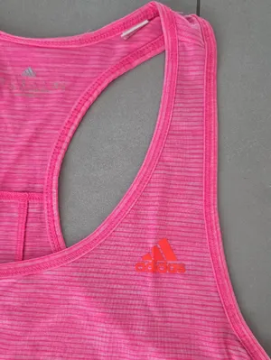Adidas Neon Pink Racerback Tank Top Size M thumbnail 3