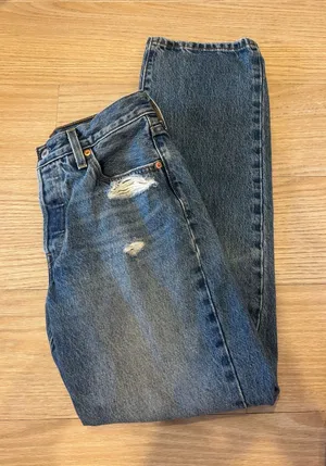 Levi’s Premium Denim 501 Wide Straight Jeans thumbnail 1