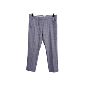 Peter Millar Wicking Crop Ankle Golf Pants Blue Plaid Casual Trousers Size 6 thumbnail 2