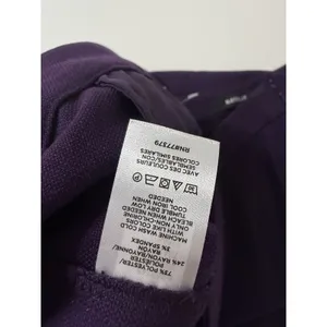 Ann‎ Taylor Natalie Pant Size 12 Aubergine Career Wear Office Business Casual thumbnail 5